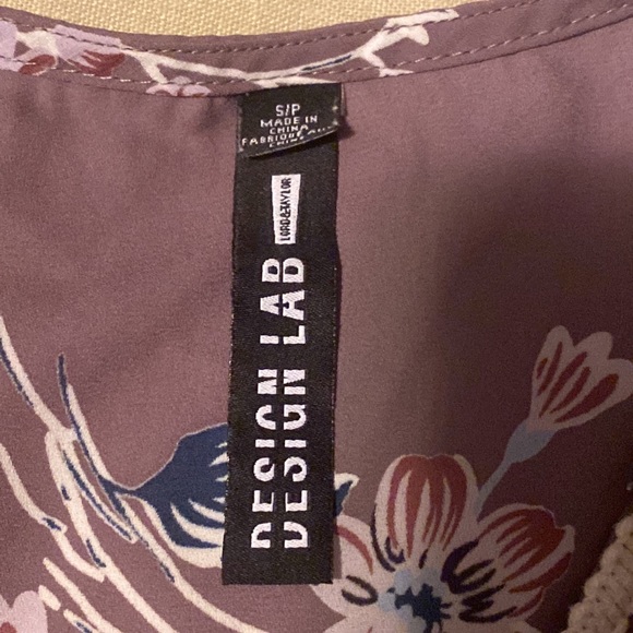 Design Lab by Lord & Taylor taupe-grey romper - Picture 2 of 3